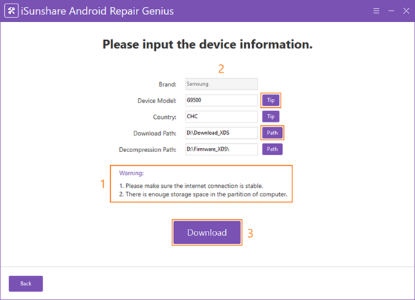 iSunshare Android Repair Genius图片3