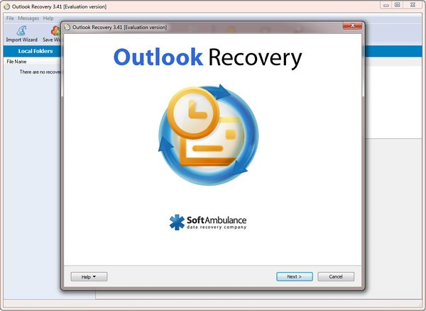 SoftAmbulance Outlook Recovery截图