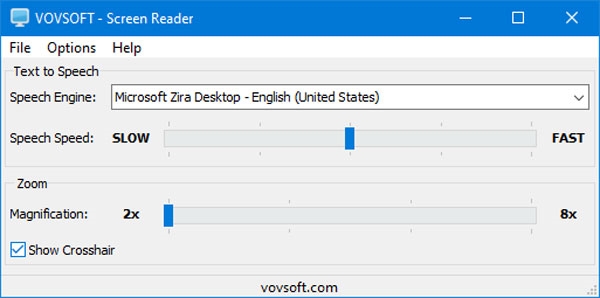 VovSoft Screen Reader截图