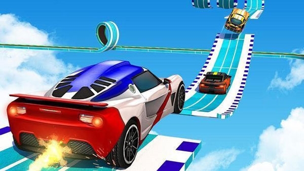 GT汽车空中特技游戏截图