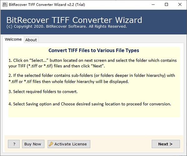 BitRecover TIFF Converter Wizard图片