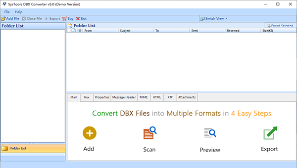 SysTools DBX Converter图片