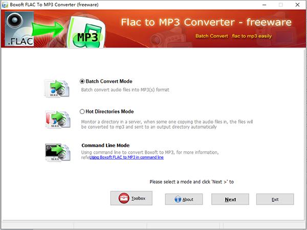 Boxoft free Flac to MP3 Converter图片