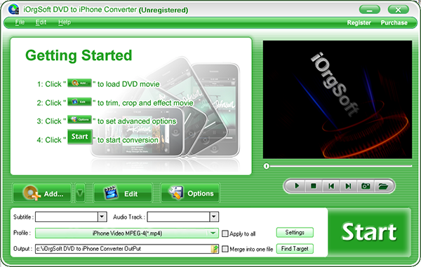 iOrgSoft DVD to iPhone Converter图片