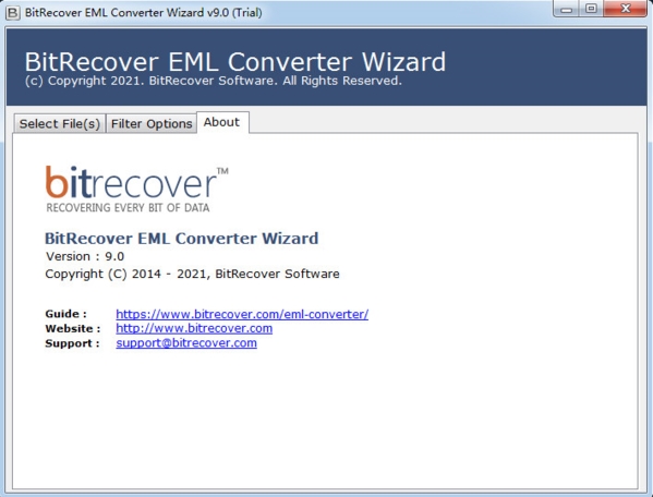 BitRecover EML Converter Wizard图片2