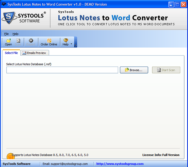 SyTools Lotus Notes to Word Converter图片