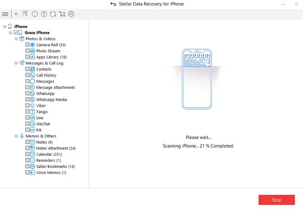 Stellar Data Recovery for iPhone截图