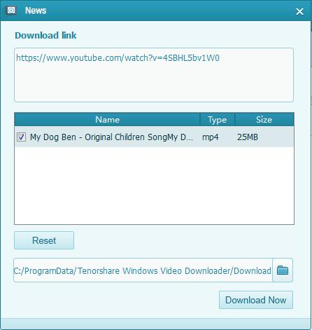 Tenorshare Windows Video Downloader图片3