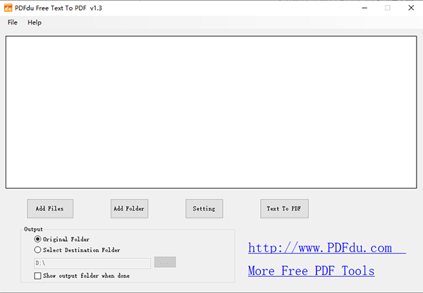 PDFdu Free Text To PDF图片