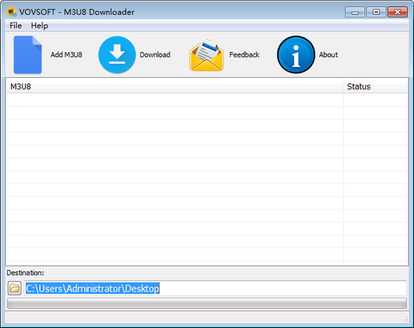 Vovsoft M3U8 Downloader截图