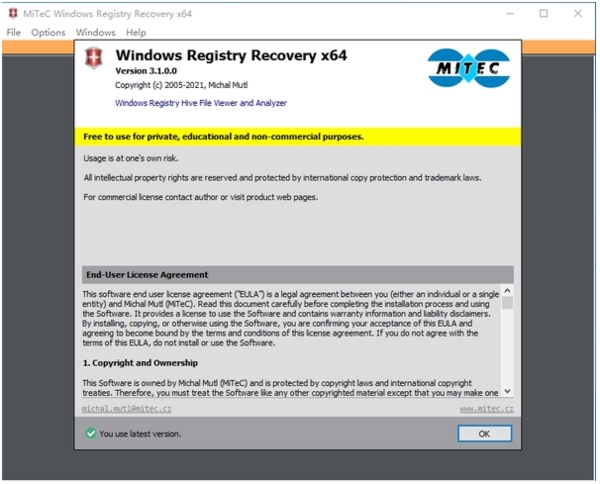 MiTeC Windows Registry Recovery图片2