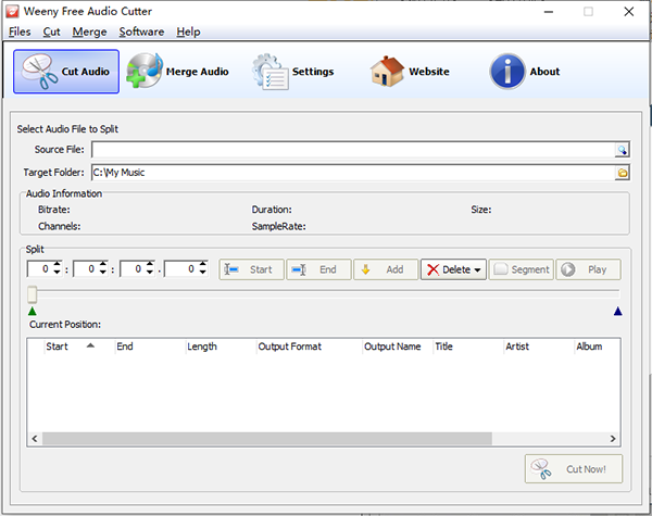 Weeny Free Audio Cutter图片
