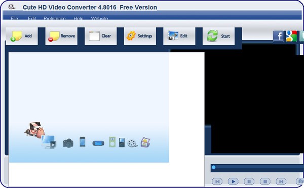 Cute HD Video Converter软件图片1