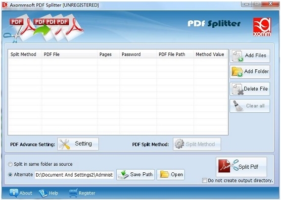 Axommsoft PDF Splitter图片