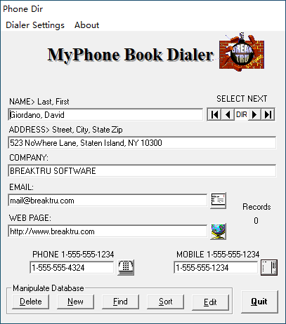 MyPhone Book Dialer图片