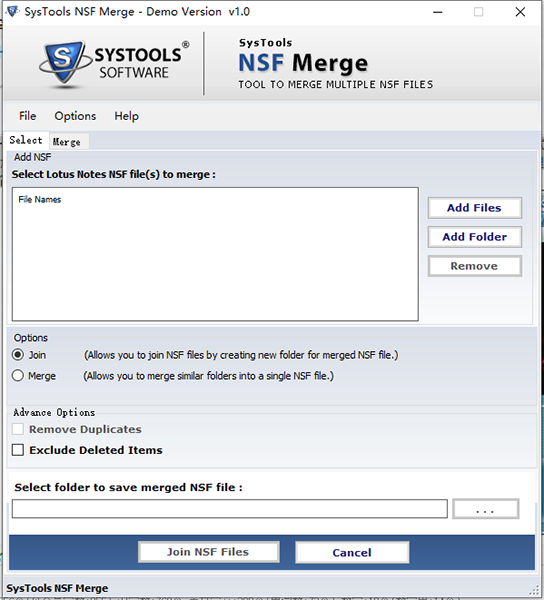 SysTools NSF Merge图片