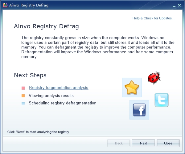 Ainvo Registry Defrag图片