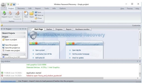 Passcape Wireless Password Recovery图片