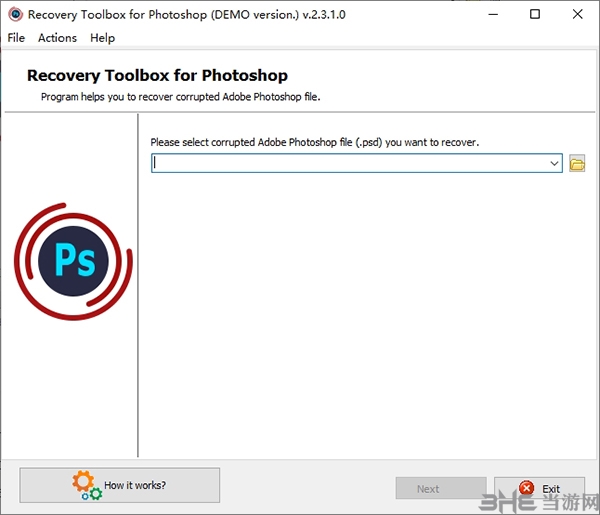 Recovery Toolbox for Photoshop软件图片