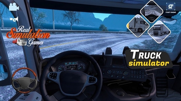 雪地卡车驾驶模拟器截图2