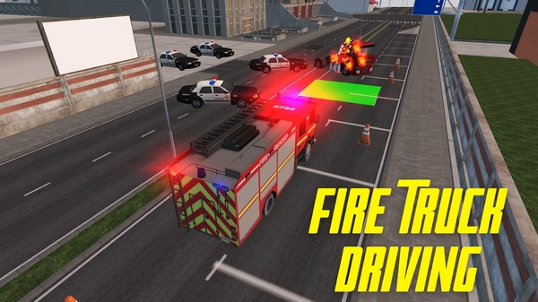 消防车驾驶模拟器游戏截图4