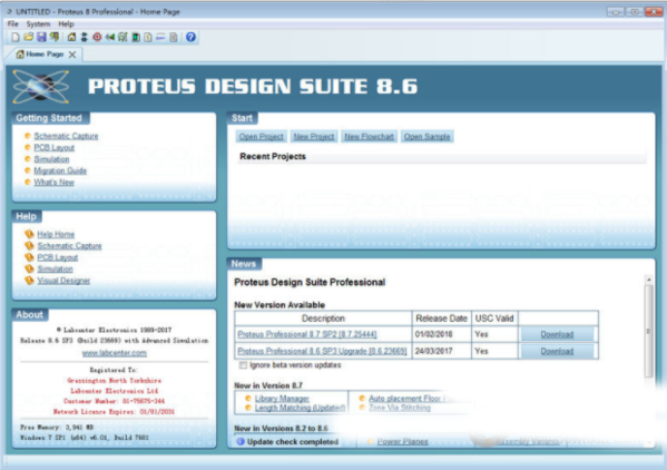 Proteus8.6软件截图1