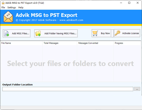 Advik MSG to PST Export2