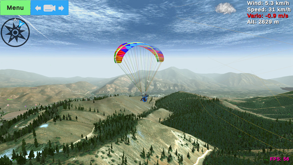 滑翔伞模拟器游戏图片2