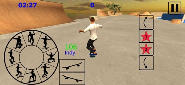 自由滑板模拟器游戏截图1