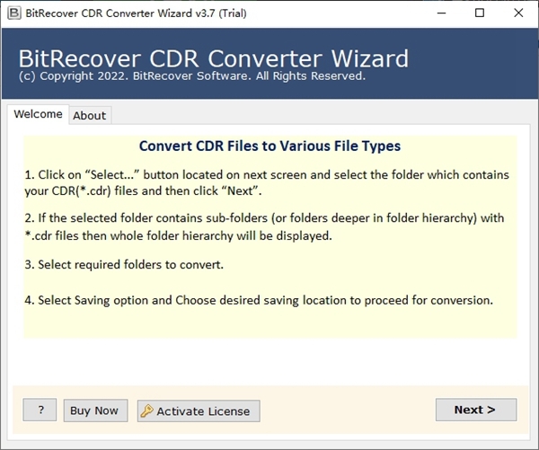 BitRecover CDR Converter Wizard图片
