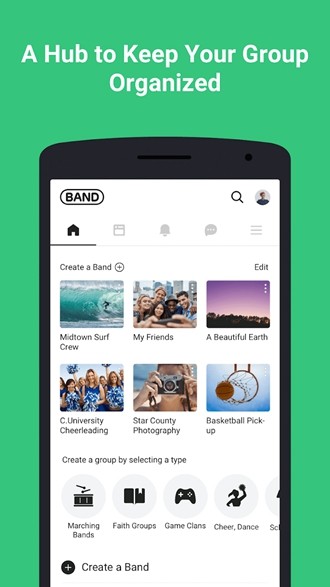 BAND社区app图片3