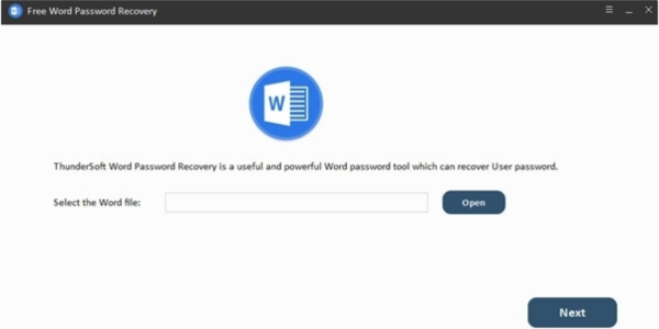 Free Word Password Recovery图片1