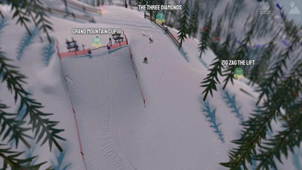 高山滑雪模拟器修改版截图3