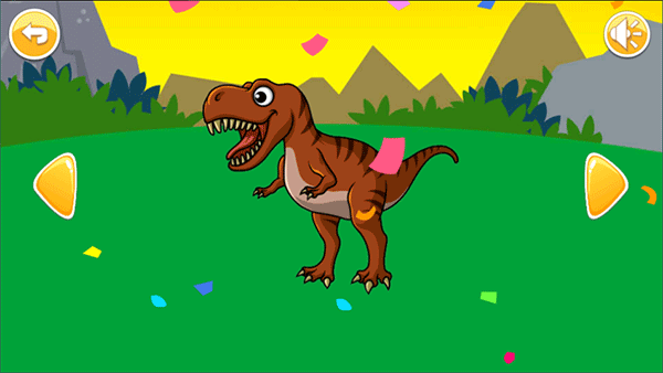 儿童恐龙游戏截图1