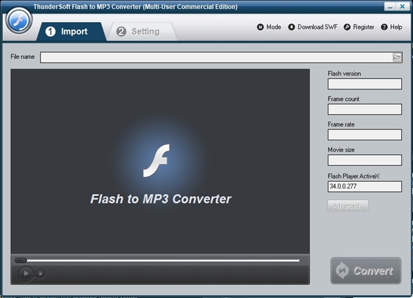 ThunderSoft Flash to MP3 Converter游戏图片1