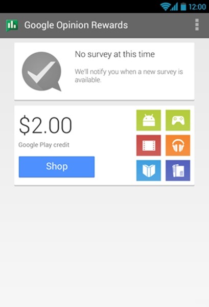 Google Opinion Rewards app截图2