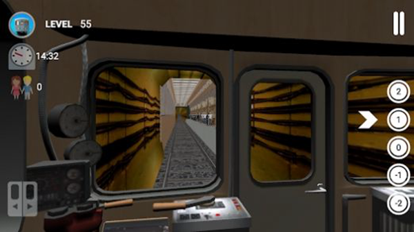 地铁站驾驶模拟图片