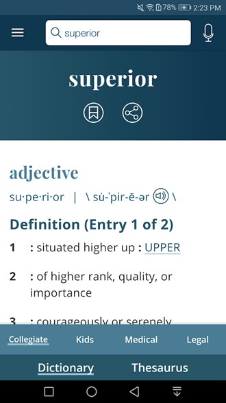 Merriam Webster Dictionary截图1