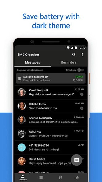 SMS Organizer微软短信管理app截图2