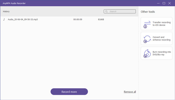 AnyMP4 Audio Recorder图片6