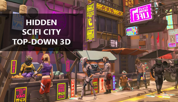 隐藏科幻城市俯视3D游戏图片1