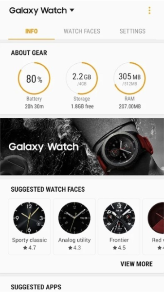 Galaxy Watch PlugIn截图2