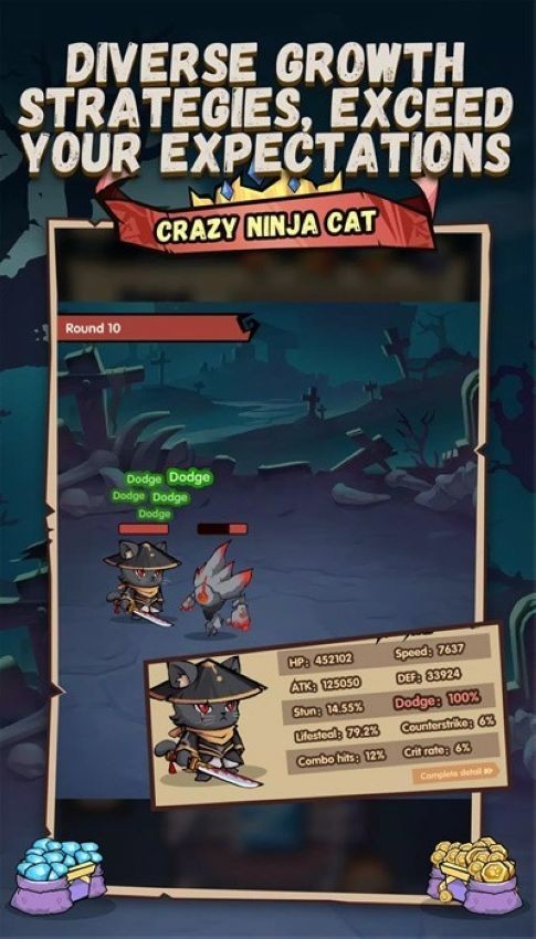 忍者猫游戏单机手游截图3