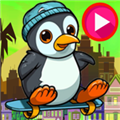  Penguin skateboard