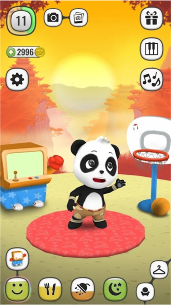 我的会说话的熊猫游戏1