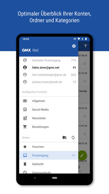 GMX Mail截图1