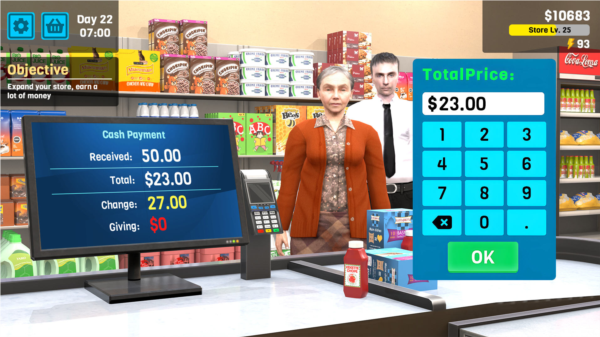 超市管理模拟器无限金币版截图1