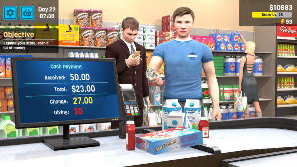 超市管理模拟器无限金币版4