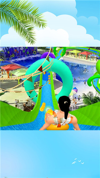水上乐园跑酷模拟图片
