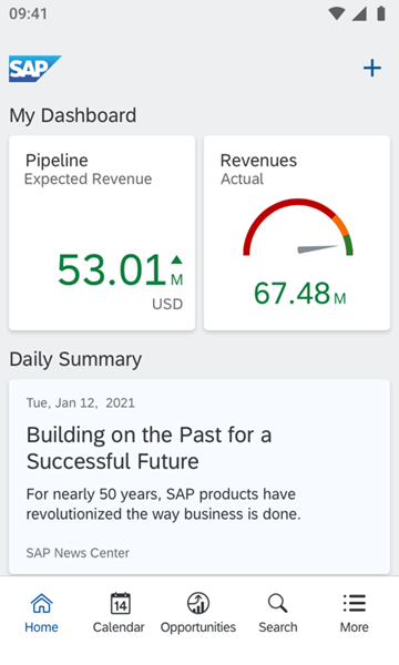 SAP Cloud for Customer截图1